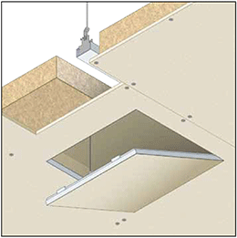 BOTOLE D’ISPEZIONE PER CONTROSOFFITTO A MEMBRANA